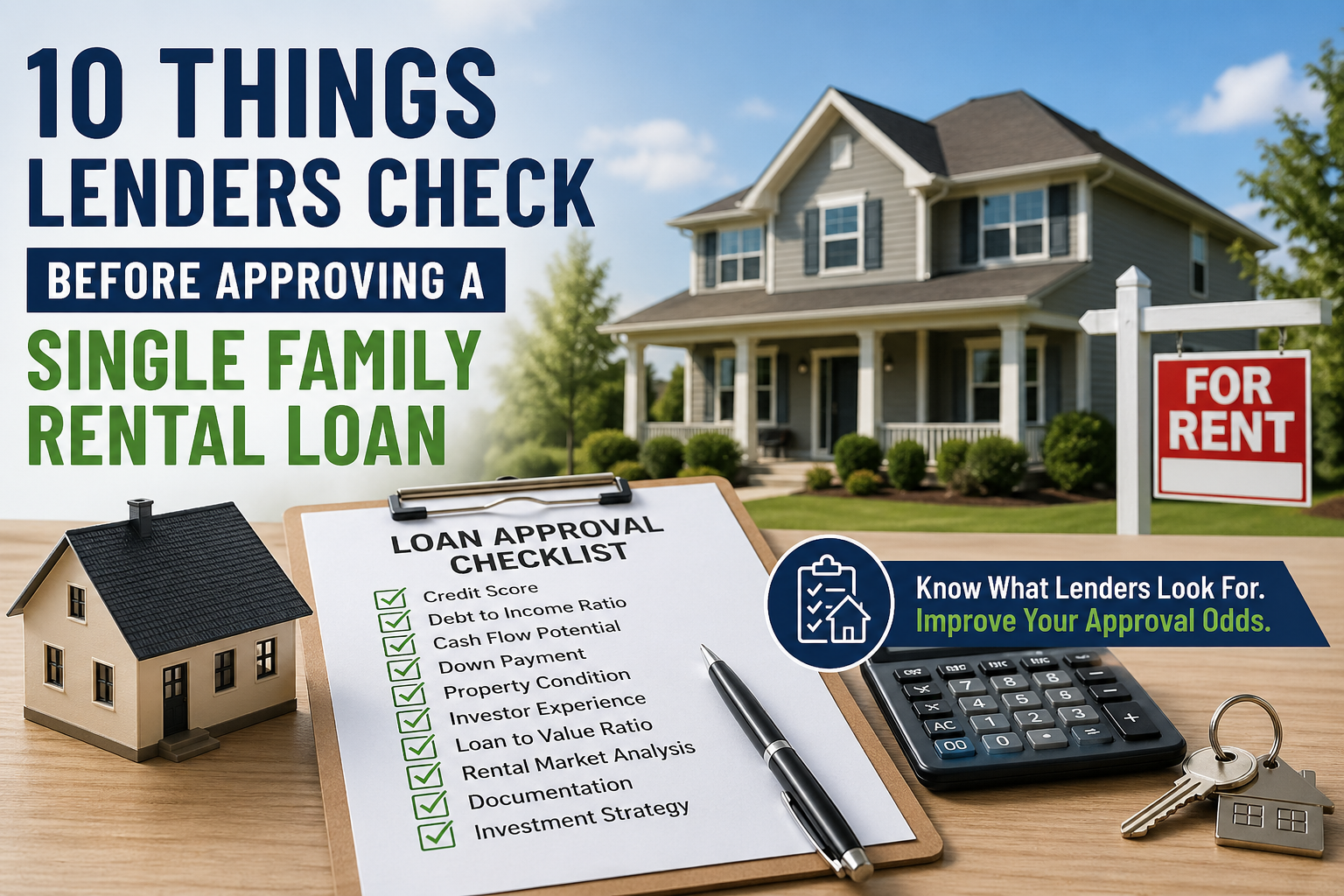 10 Things Lenders Check Before Approving a Single Family Rental Loan