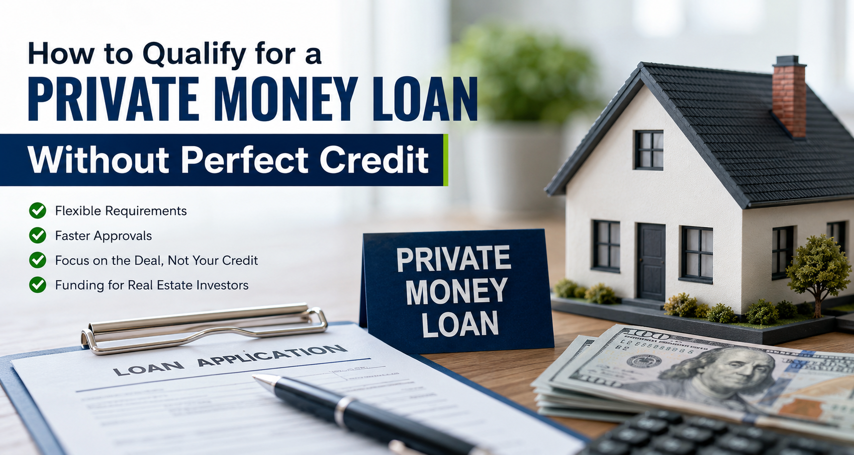How to Qualify for a Private Money Loan Without Perfect Credit