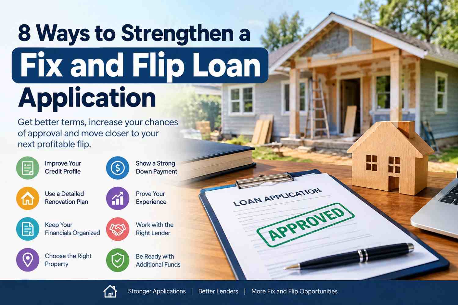 8 Ways to Strengthen a Fix and Flip Loan Application