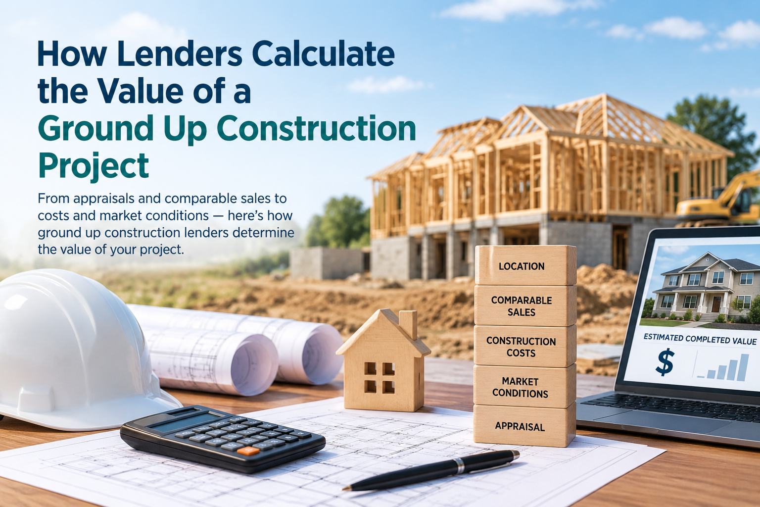 How Lenders Calculate the Value of a Ground Up Construction Project